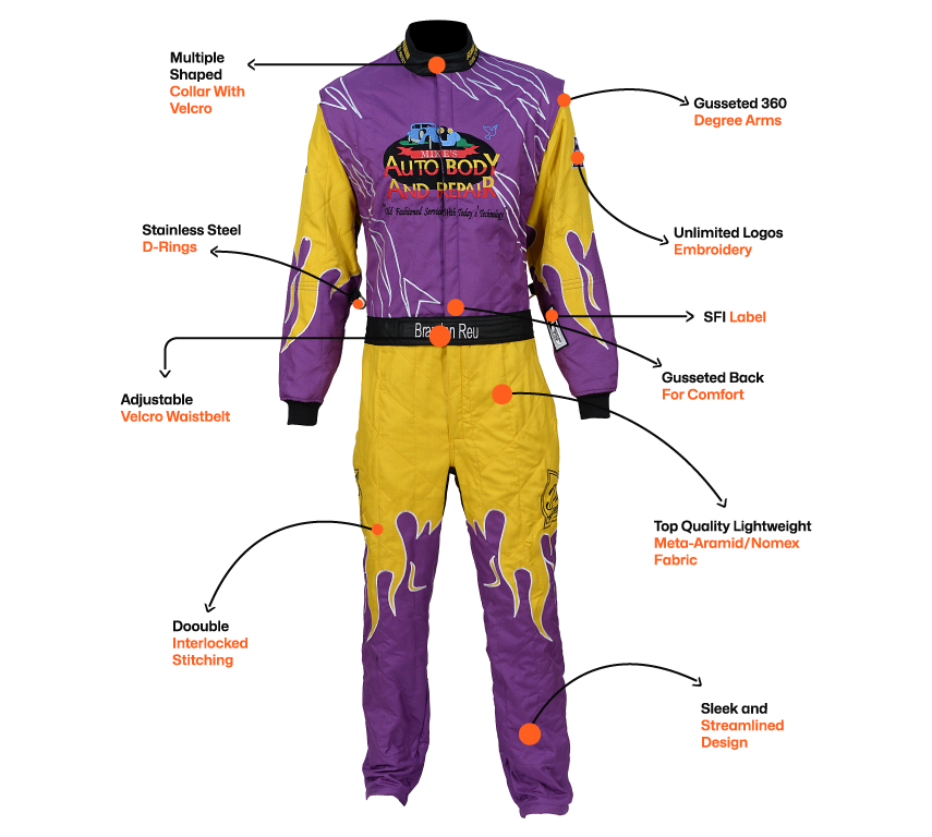 Get Your Custom Racing Fire Suit
